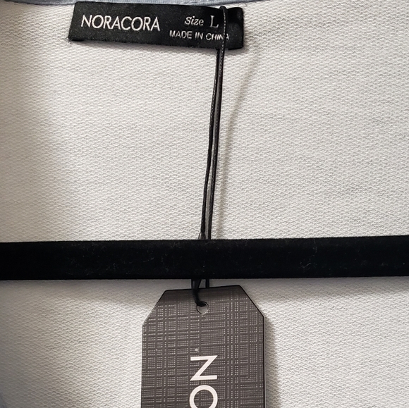 NoraCora L Long Sleeve Light Blue Blouse - Picture 3 of 12